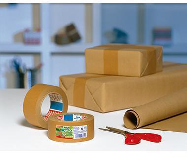 tesa Packband tesapack Paper EcoLogo 57180-00000 50mm x 50m braun – Umweltfreundliches Papierklebeband