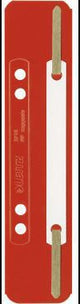 Leitz Heftstreifen kurz 37100001 35x158mm PP weiß 25 St./Pack.