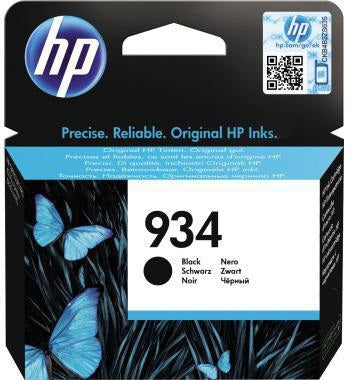 HP Tintenpatrone C2P19AE 934 Schwarz – 400 Seiten für OfficeJet & Pro Drucker