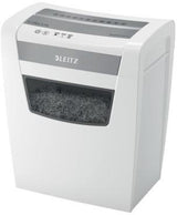 LEITZ IQ Aktenvernichter Office S P4 80990000 – Partikelschnitt P-4, 14 Blatt, superleise