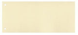 Trennstreifen 22 x 10,5 cm gelb von Soennecken – 100 Stück, 160 g/m², Blauer Engel