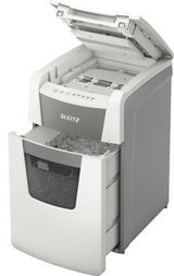 Leitz Aktenvernichter IQ Autofeed Office 150 P-5 – 150 Blatt Auto-Einzug, Partikelschnitt, 44 l