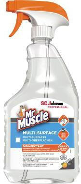 Mr Muscle Multi Oberflächenreiniger Zitrus antibakteriell 750 ml Sprühflasche