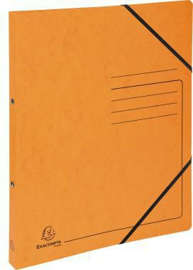 Exacompta Ringbuch DIN A4 Colorspankarton blau, 2-Ring-Mechanik, 140 Blatt