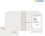 HERMA Folienetikett 8032 105x148 mm gelb – 100 wetterfeste Etiketten für Laserdrucker
