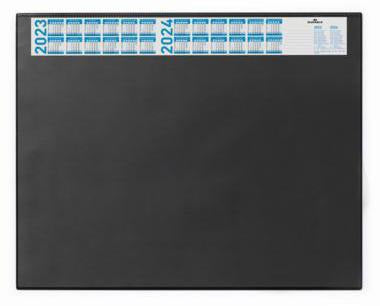 DURABLE Schreibunterlage 65 x 52 cm mit Jahreskalender, grau, rutschfest, PVC, 2 mm