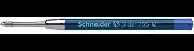 Schneider Kugelschreibermine Slider 755 M 0,6 mm schwarz – Viscoglide für leichtes Schreiben