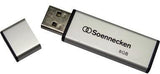 SOENNECKEN USB-Stick 71616 USB 2.0 4 GB schwarz/silber – mobiler Speicher