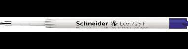 Schneider Eco 725 F Kugelschreibermine blau – Großraummine aus 95 % Recyclingkunststoff