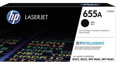 HP Original Toner CF450A 655A Schwarz – ca. 12.500 Seiten für Laserdrucker