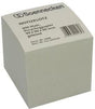Soennecken Zettelklotz Recycling 9x9x9 cm – 800 Blatt, 80 g/m², holzfrei, grau