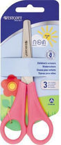 Westcott Kinderschere E-21591 13 cm pink – Bastelschere mit Maßeinteilung für Rechtshänder
