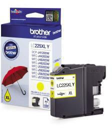 Brother Tintenpatrone LC225XLY Original gelb für ca. 1.200 Seiten