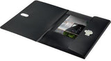 LEITZ Recycle Dokumentenmappe A4 schwarz, 80 % recyceltes PP, 150 Blatt, Blauer Engel
