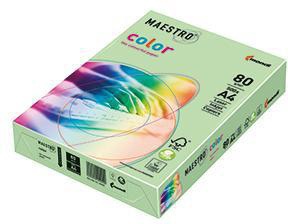 MAESTRO Kopierpapier Color Pastell A4 mittelgrün 80 g/m² – 500 Blatt Multifunktionspapier