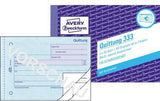 Avery Zweckform Quittung 333 DIN A6 quer, 3x50 Blatt, fälschungssicher, MwSt. separat ausweisbar