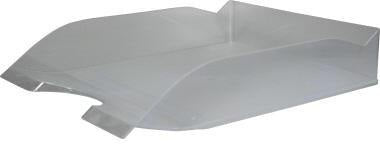SOENNECKEN Briefablage 2007 DIN A4 Polystyrol weiß – Stapelbar mit Greifausschnitt