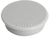 FRANKEN Haftmagnete HM10 rot 13 mm – 10 Stück mit Kunststoffkappe für Whiteboards