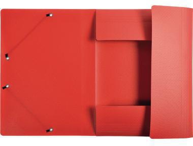 Exacompta Sammelmappe Opak A4 PP blau mit Gummizug und 3 Jurisklappen