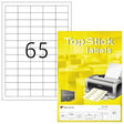 HERMA TopStick Universaletiketten 38 x 21,2 mm, weiß, 6.500 Etiketten, für Laser-, Inkjetdrucker und Kopierer