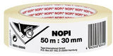 NOPI Kreppband 19mm x 50m beige – Naturkautschuk, lösungsmittelfrei, für Innenbereich