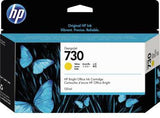 HP Tintenpatrone P2V64A Nr.730 130ml gelb – Originalzubehör für DesignJet T1600/T1700/T2600