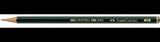 Faber-Castell Bleistift CASTELL 9000 6H dunkelgrün – Made in Germany, FSC-zertifiziert