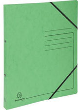 Exacompta Ringbuch DIN A4 Colorspankarton blau, 2-Ring-Mechanik, 140 Blatt