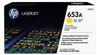 HP Toner CF322A 653A gelb – Original HP LaserJet Toner für ca. 16.500 Seiten