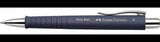 Faber-Castell Kugelschreiber POLY BALL 241151 M Mine blau Schaft blau