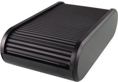 HELIT Visitenkartenbox the personal H6218090 für 300 Karten, A-Z Register, schwarz/weiß