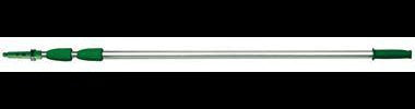 Unger Teleskopstiel OptiLoc ED450 4,5m Aluminium silber/grün – 3-teilig, für StripWasher Monsoon Strip & MicroStrip™