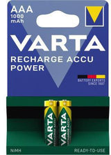 VARTA Akku Ready2Use AAA Micro HR03 1000mAh 2er-Pack – vorgeladen & sofort einsatzbereit