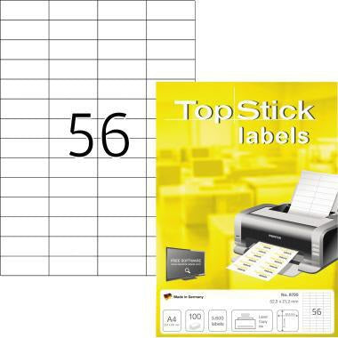 HERMA TopStick Universaletiketten 52,5 x 21,2 mm weiß 5.600 Stück