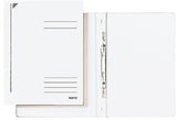 LEITZ Spiralhefter DIN A4 mit Beschriftungsfeld, 250 Blatt, weiß, 430 g/m²