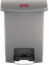 Rubbermaid Slim Jim Step-On Tretabfalleimer 30 l beige – geräuscharm & hygienisch