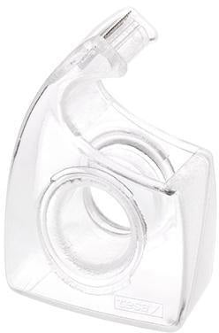 tesa Handabroller Easy Cut 57443 – Nachfüllbarer Klebefilm-Abroller für 19 mm x 10 m Rollen