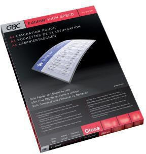 GBC HighSpeedPouch Laminierfolientasche DIN A4 80 µm 100 Stück – 30 % schneller laminieren