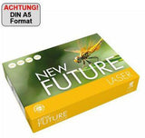 NEW FUTURE Multifunktionspapier DIN A5 80 g/m² weiß 500 Blatt PEFC für Laserdrucker Inkjet Kopierer