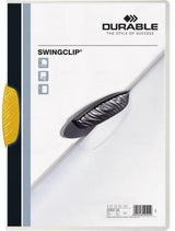 DURABLE Klemmmappe SWINGCLIP 226001 DIN A4 transparent mit schwenkbarer Klemme