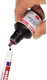 edding Nachfülltusche T 25 30 ml geruchsarme schwarze Tusche für Permanentmarker