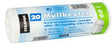 PAPSTAR Müllbeutel 72 x 60 cm, 60 l, LDPE, weiß, 20 Stück pro Packung