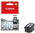 Canon Tintenpatrone PG-510BK Schwarz 9 ml für ca. 220 Seiten