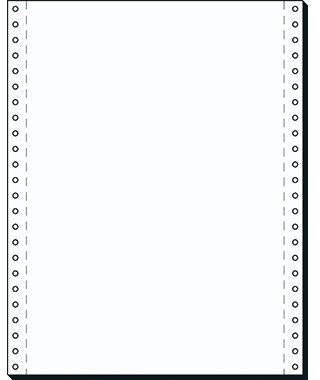 Soennecken Computerpapier 5925 – 60 g/m², DIN A4, 12 Zoll, 2.000 Blatt, weiß, holzfrei