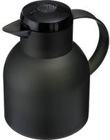 EMSA Isolierkanne Samba Quick Press 504231 1l blau – hält 12h heiß & 24h kalt