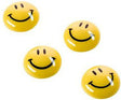 magnetoplan Magnet Smilies 16671, 20 mm, gelb, 8 St./Pack – Ferrit-Magnete für Whiteboards