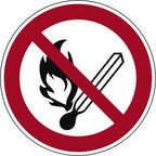 P003 Feuer, offenes Licht u. Rauchen verboten