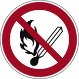 NEUTRALWARE Hinweisschild Rauchen verboten ISO 7010 rund 200 mm Hart-PVC