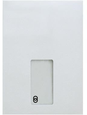 Soennecken Versandtasche oeco DIN C5 162 x 229 mm, 100 % Recyclingpapier, mit Fenster und Haftklebung