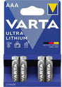 VARTA Ultra Lithium AAA Micro Batterien FR10G445 1,5V 4 Stück
